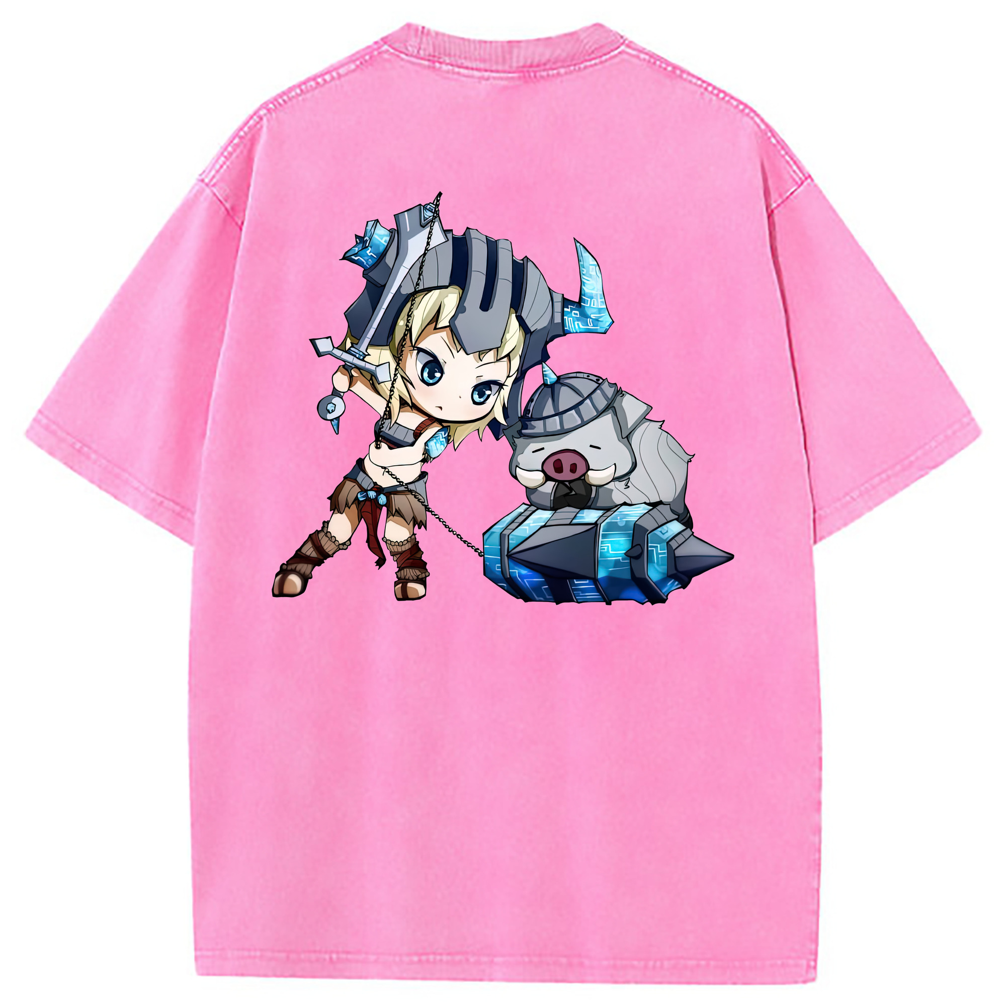 （画像用） リーグ・オブ・レジェンド League of Legends LOL 綿100% ヴィンテージ風 半袖Tシャツ（背面プリント）